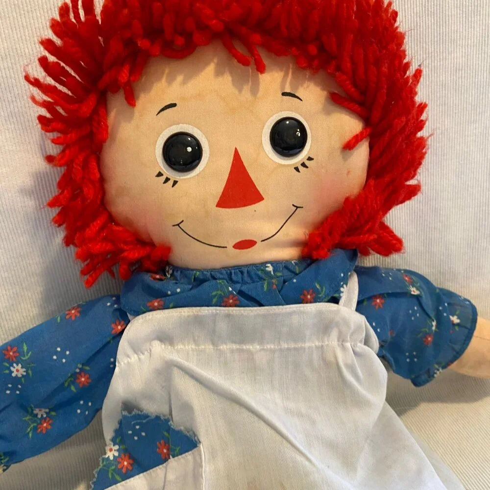 Vintage Raggedy Ann Doll 20” - Johnny‎ Gruelle Copyright - Classic Collectible